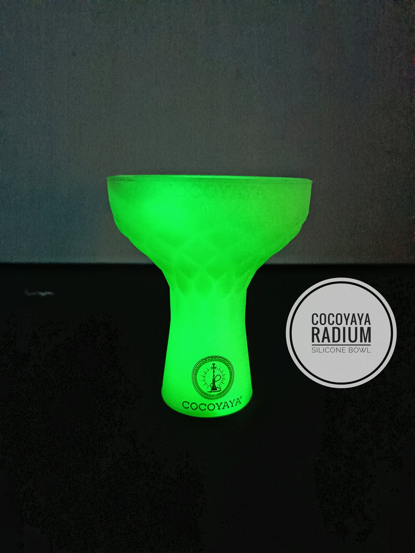 COCOYAYA Unbreakable Radium Silicone Chillum for Hookah - Neon