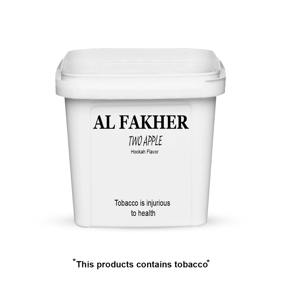 Al Fakher Two Apple Hookah Flavor - 1kg Bucket