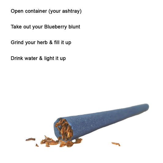 ब्लूबेरी ब्लंट्स स्मोकिंग कोन्स - परफेक्ट रोल्स (5 का पैक)