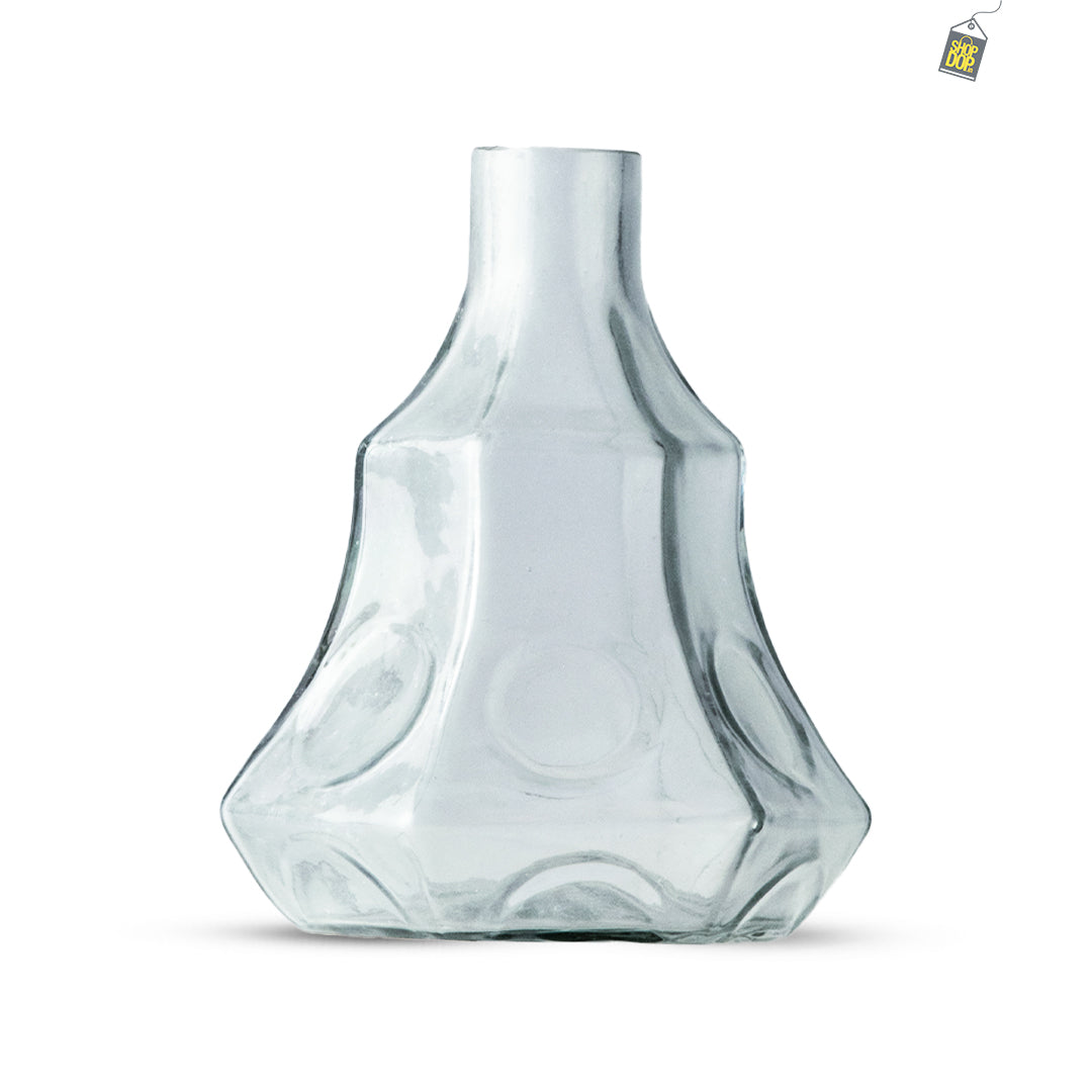 Mini Ruler Transparent Hookah Glass Replacement Base Only