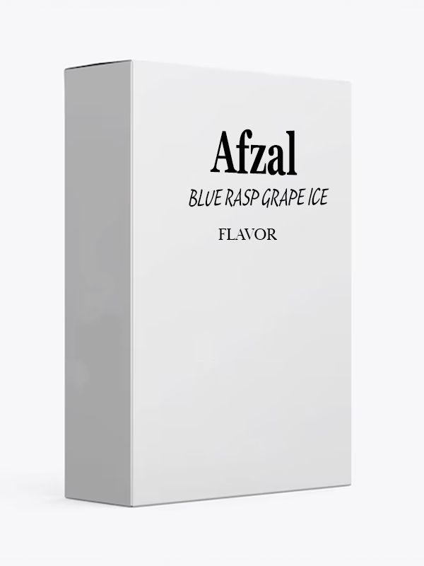 Afzal Blue Rasp Grape Ice Hookah Flavor - 50g