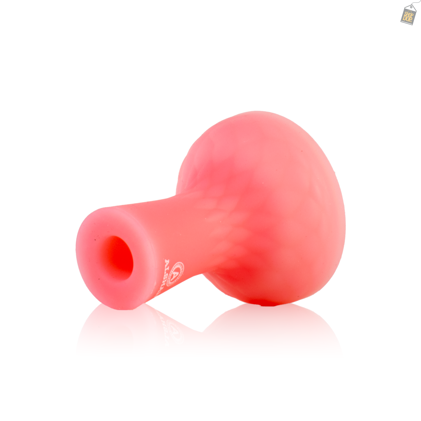 Unbreakable Radium Silicone Chillum for Hookah - Pink