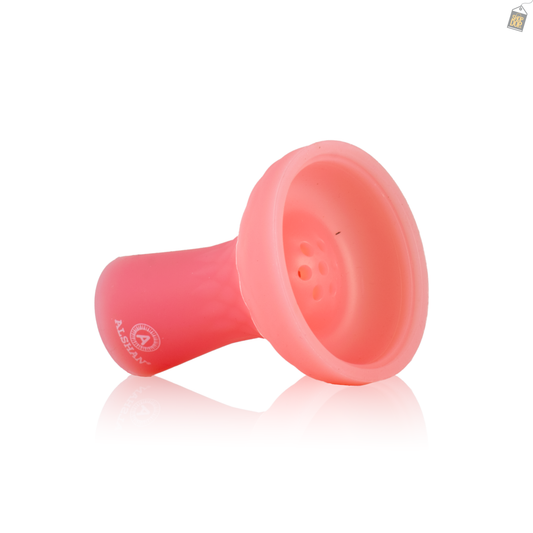 Unbreakable Radium Silicone Chillum for Hookah - Pink