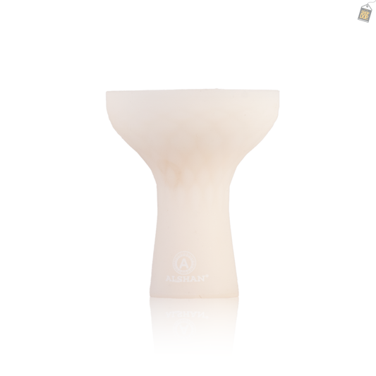 Unbreakable Radium Silicone Chillum for Hookah - White