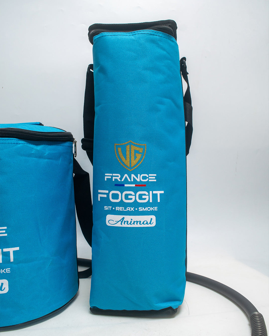 Animal Hookah with 2 Bags - Black Stem / Black Base