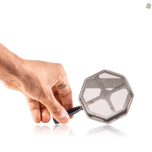 Metal Foil Mesh for Hookah Chillum (Jalli) with Handle