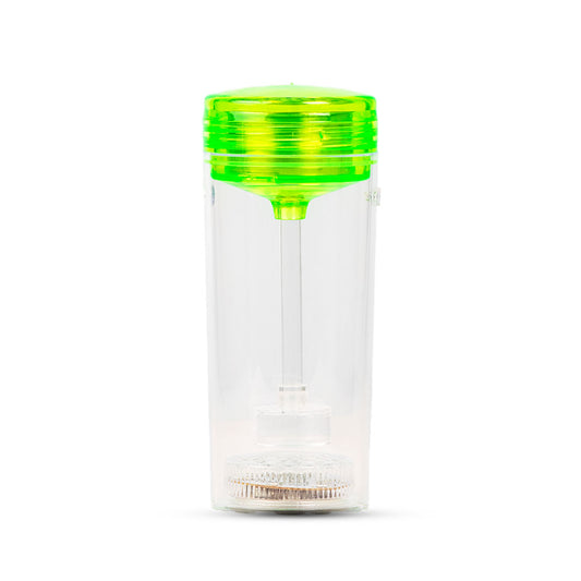 Acrylic Bottle Tumbler with LED Light - Green