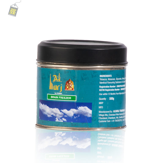 Al Burj Brain Freezer Hookah Flavor - 500g Tin Pack