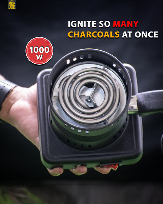 Al Afandi Cafe Hookah Coal Burner - 1000 Watt (Cup Shape)
