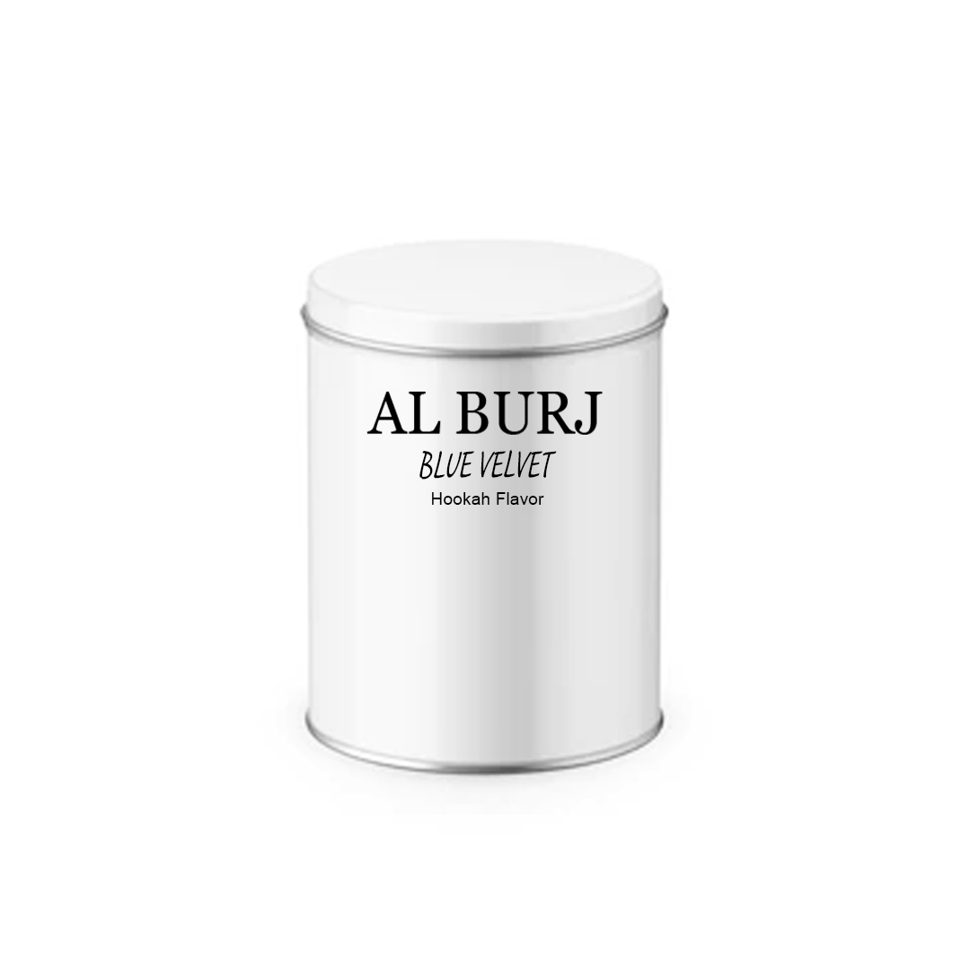 Al Burj Blue Velvet Hookah Flavor - 1kg Tin Pack