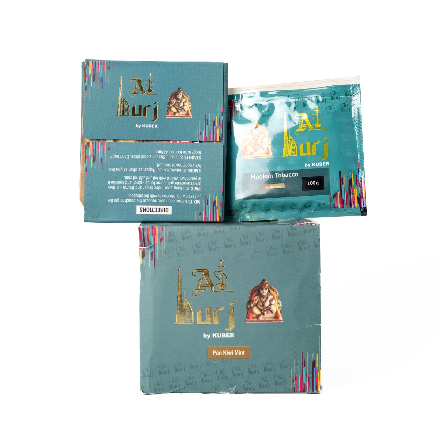 Al Burj Pan Kiwi Mint Hookah Flavor - 100g
