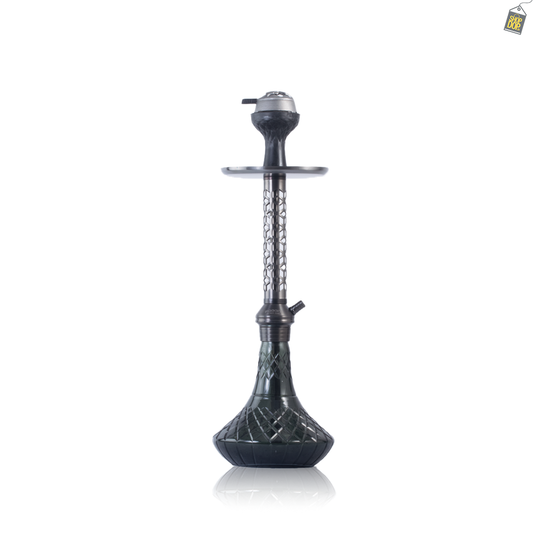 Alexander JLS Hookah with Bag - Grey Stem / Black Base
