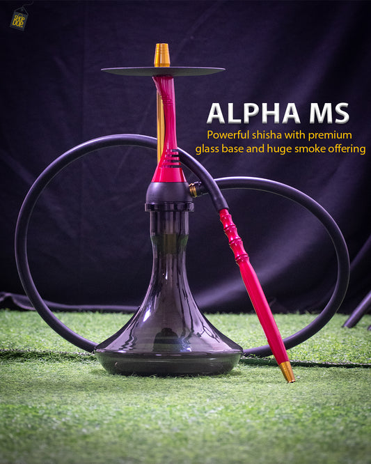 Alpha MS Hookah - Red