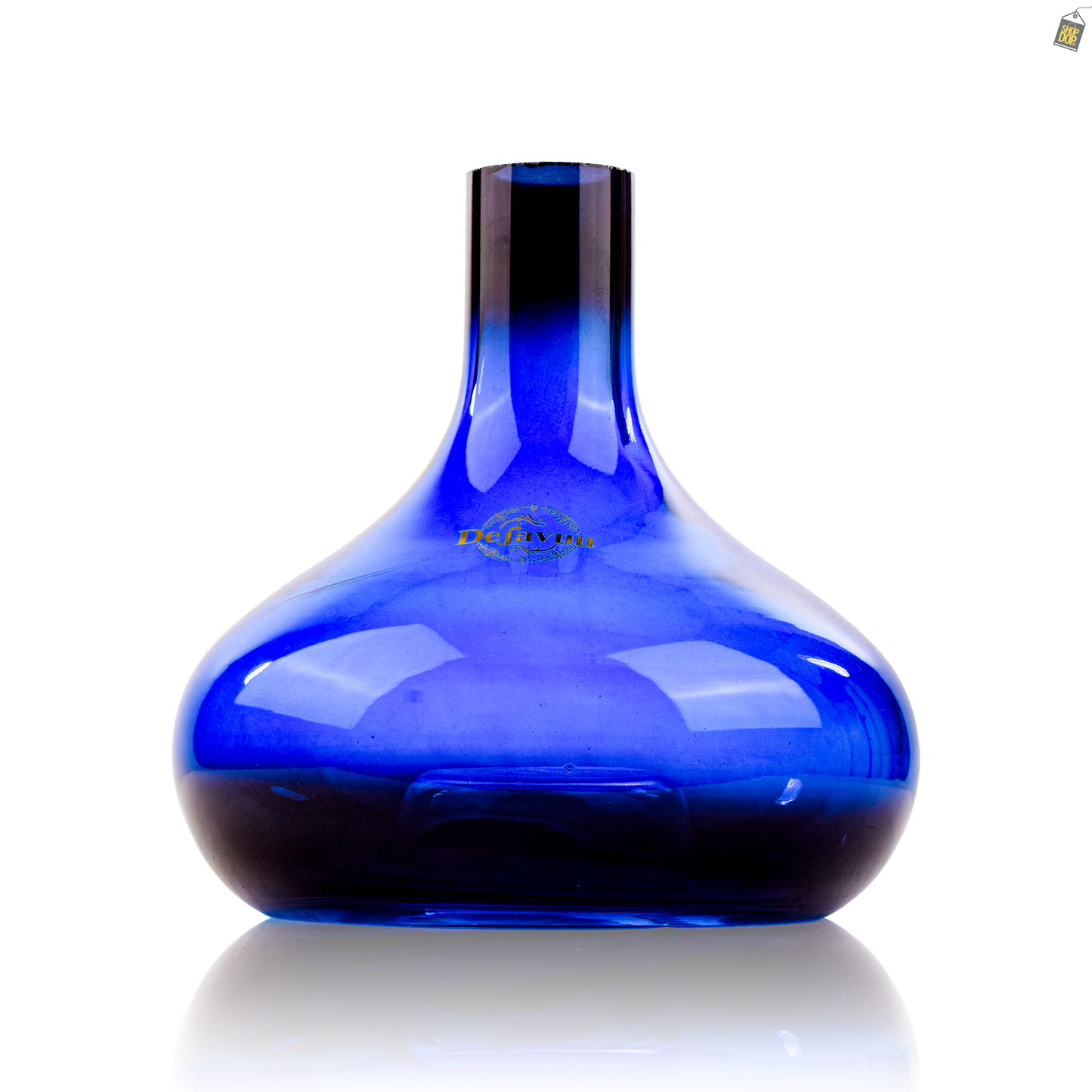 Atomic Glass Hookah Replacement Base - Blue (Lock)
