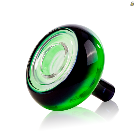 Atomic Glass Hookah Replacement Base - Green (Lock)