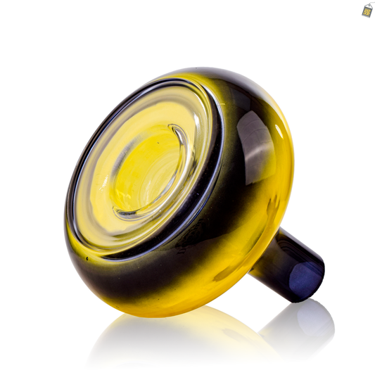 Atomic Glass Hookah Replacement Base - Yellow (Lock)