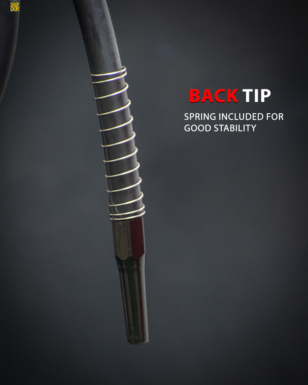 COCOYAYA Silicone Hookah Pipe - Black Handle