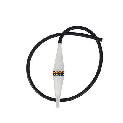 Bazooka Hookah Pipe Handle Only (Ice Chiller) - White