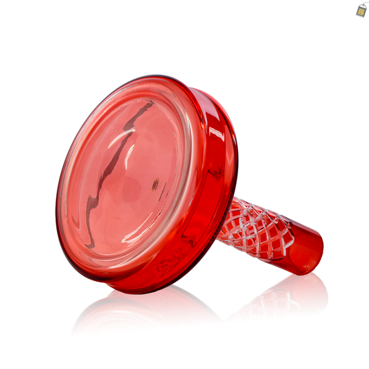 Bick Hookah Glass Replacement Base - Red (Lock)