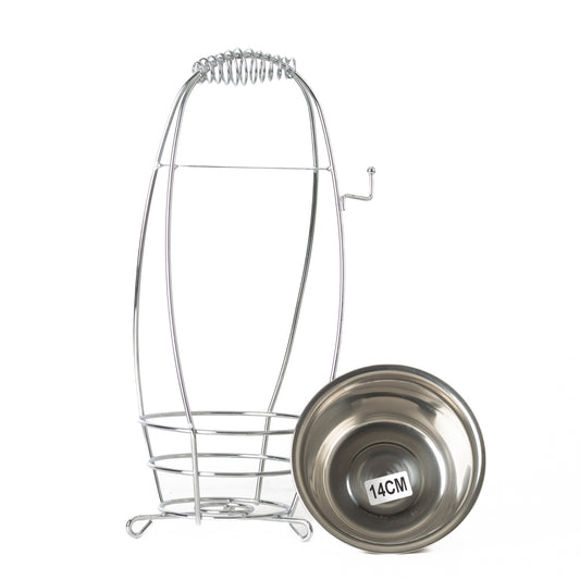 Big Cafe Hookah Coal Holder - Silver (Small)