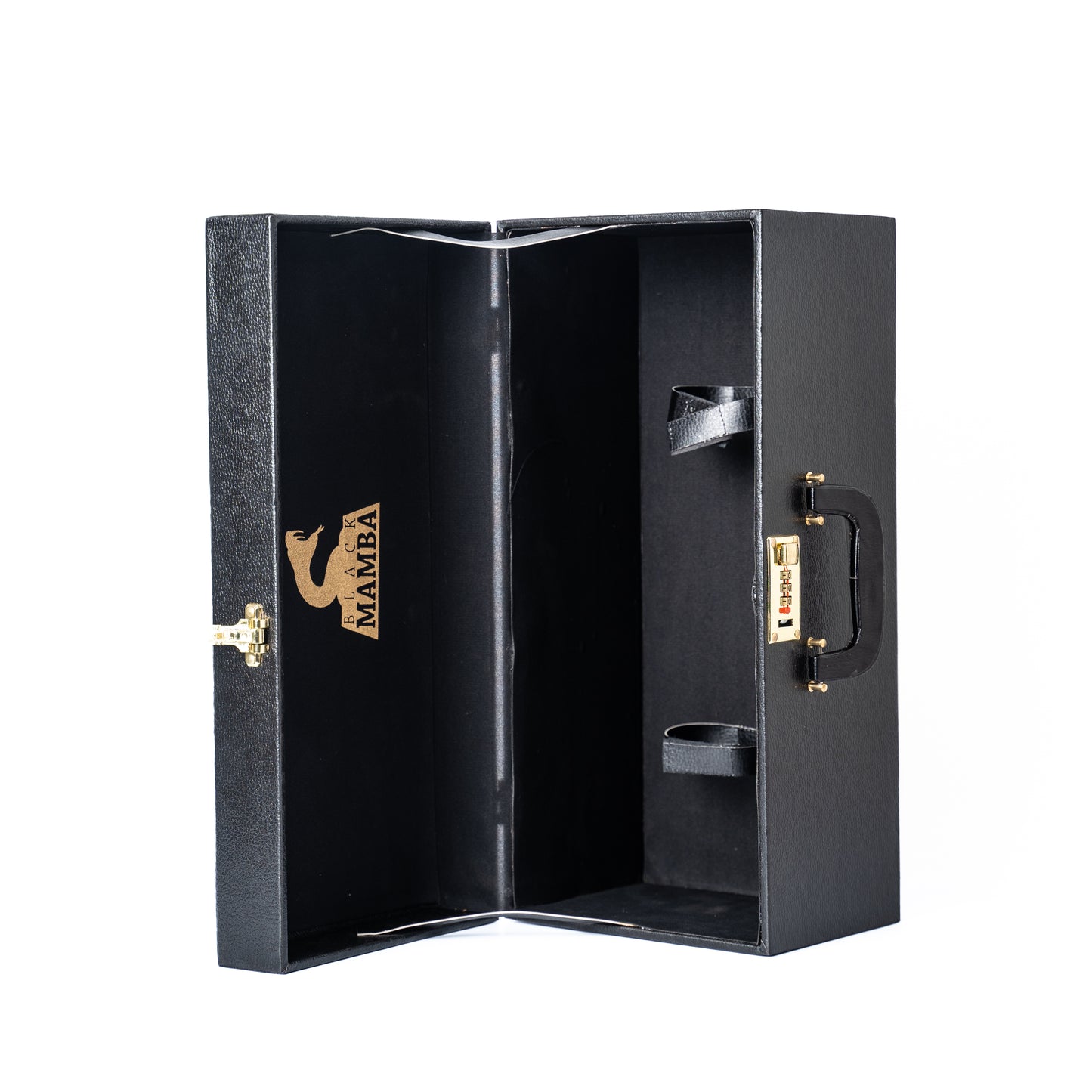 Black Mamba Leather Cases For Hookah - Black