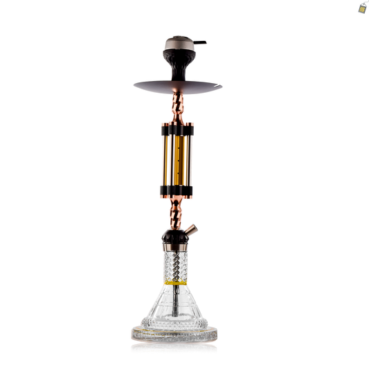 Bollard Hookah - Gold