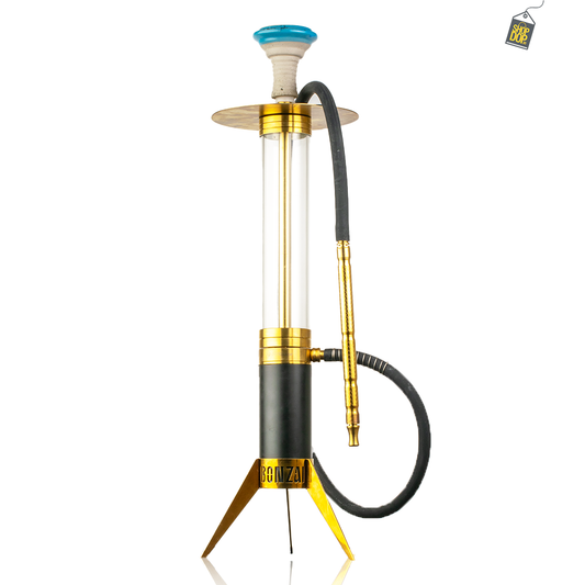 COCOYAYA Denali Bonzai Hookah - Golden / Black Base