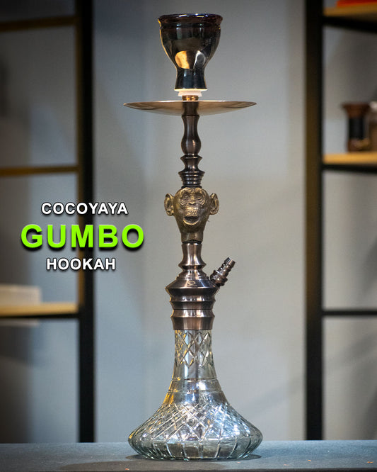 COCOYAYA Gumbo Hookah - Bronze / Grey Base