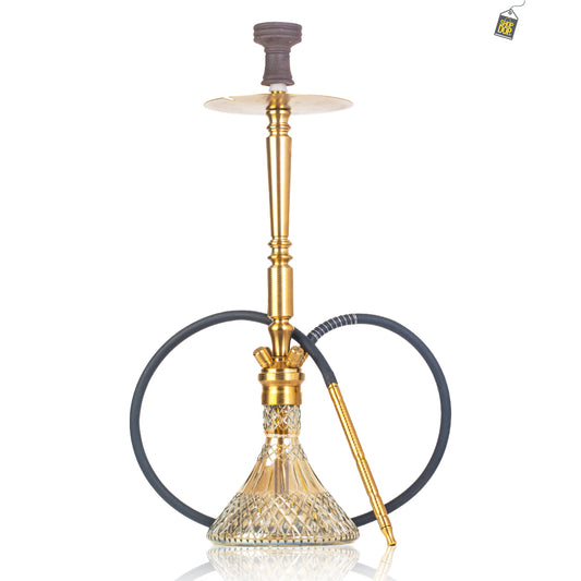 COCOYAYA King Series Vilo Hookah - Golden Stem / Gold Base