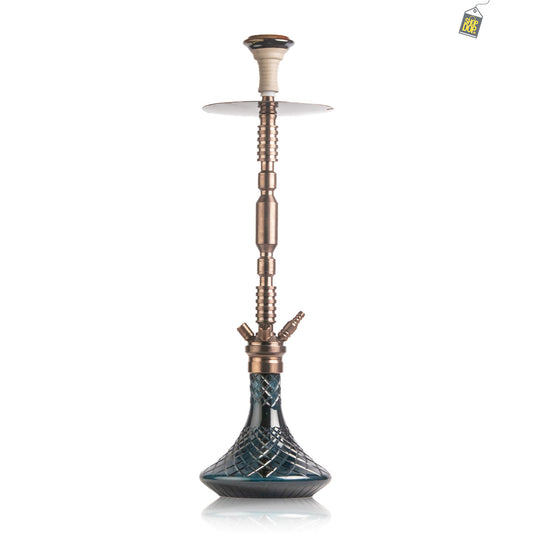 COCOYAYA King Series Hookah - Bronze Stem (Black Base)
