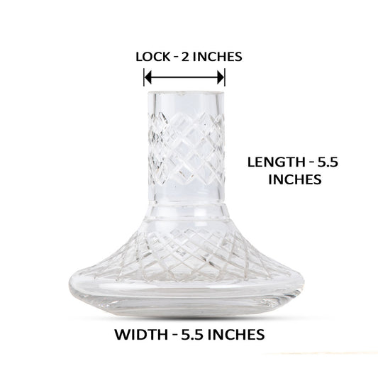 केवल कोकोयाया लाला हुक्का ग्लास रिप्लेसमेंट बेस