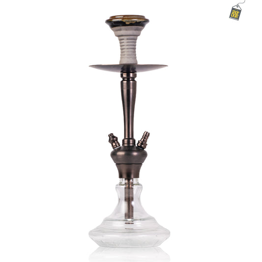 COCOYAYA Pablo Hookah - Bronze Stem / Transparent Base