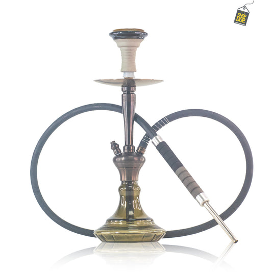 COCOYAYA Pablo Hookah - Bronze Stem / Grey Base