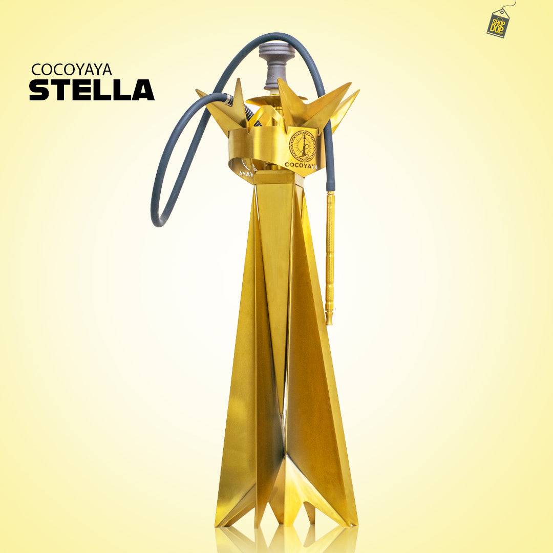 COCOYAYA Stella Hookah - Golden