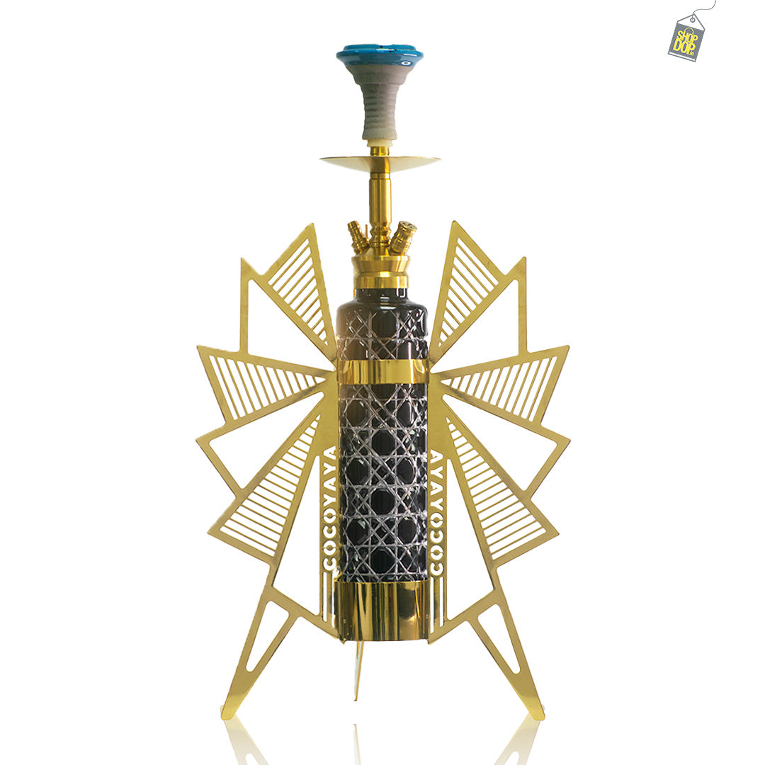 COCOYAYA Thunder Fly Hookah - Golden Wings / Black Base