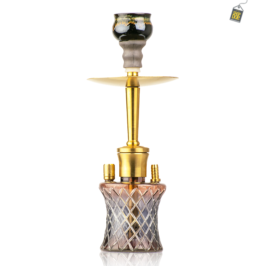 COCOYAYA Tom 2.0 Hookah - Gold Stem / Black Base