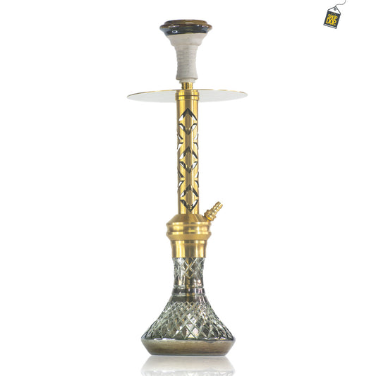 COCOYAYA Valeria Gem Hookah - Gold Stem / CGB Base