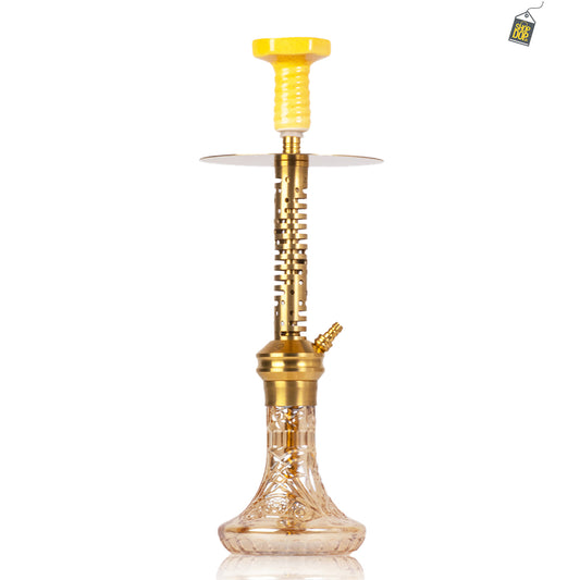 COCOYAYA Valeria Hexa Hookah - Gold Stem / Gold Base