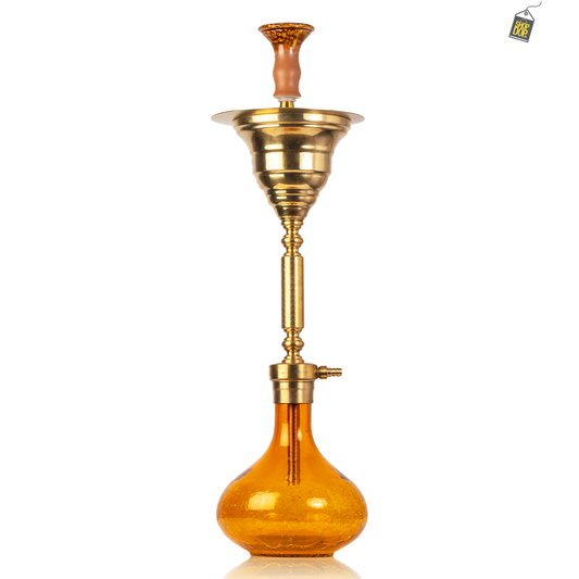 COCOYAYA Yara Hookah - Golden Stem (Amber Base)