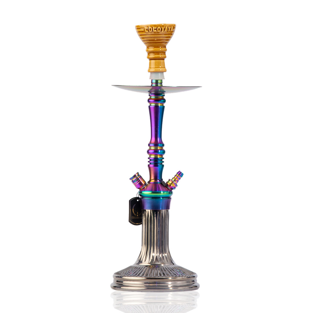 COCOYAYA Barcelona Hookah - Rainbow / Black Base