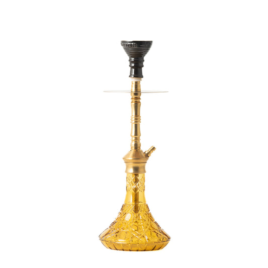 COCOYAYA Britto Hookah - Gold/Amber Base