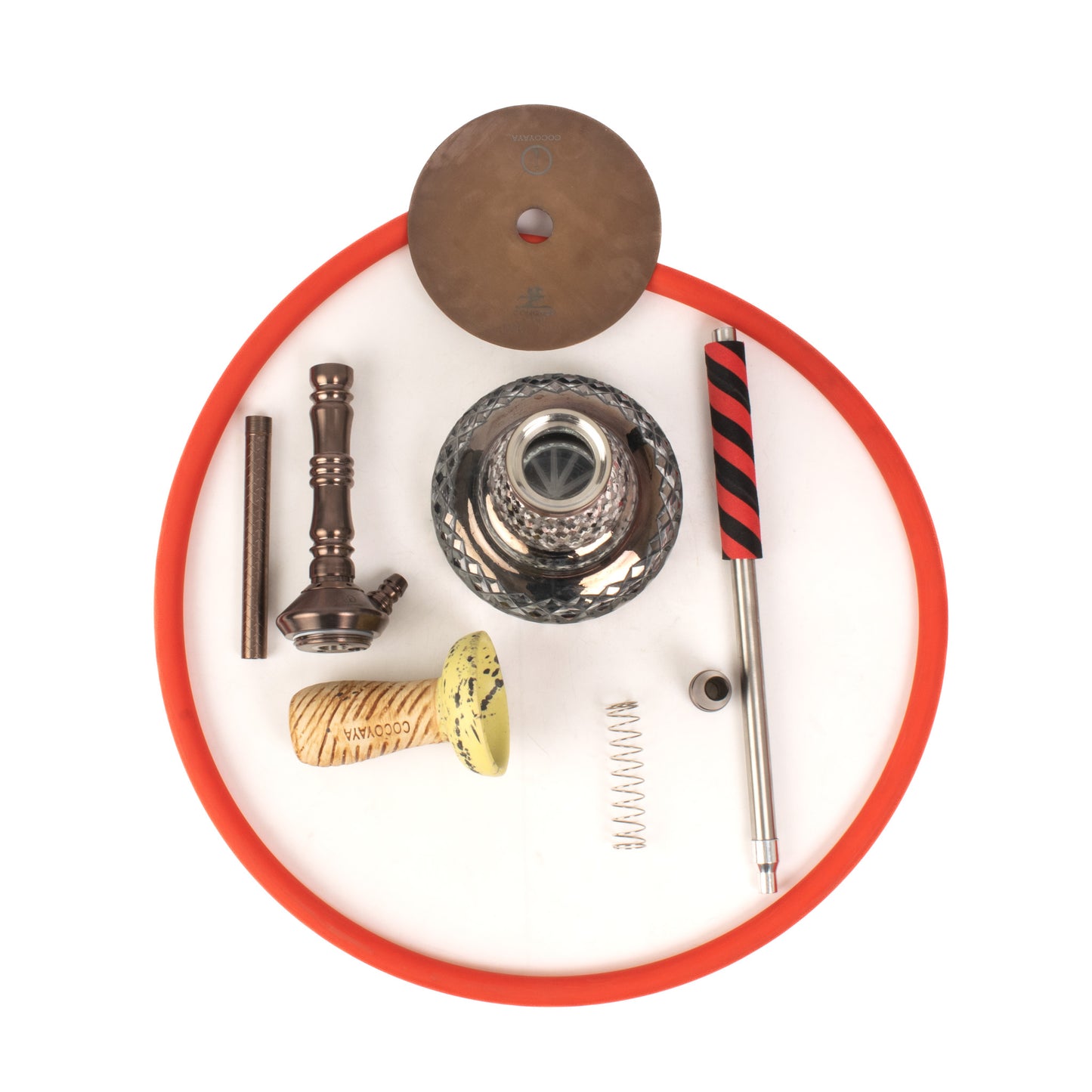 COCOYAYA Britto Hookah - Bronze/Grey Base