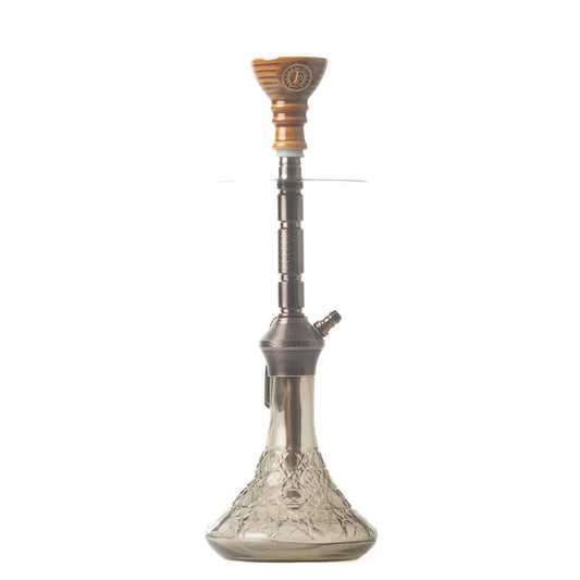 COCOYAYA Gene Hookah - Grey Base/Bronze Stem