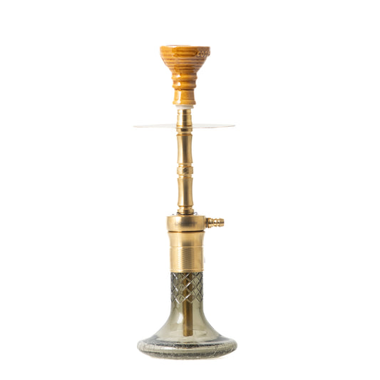 COCOYAYA Lala Hookah - Crackle Base/Golden Stem