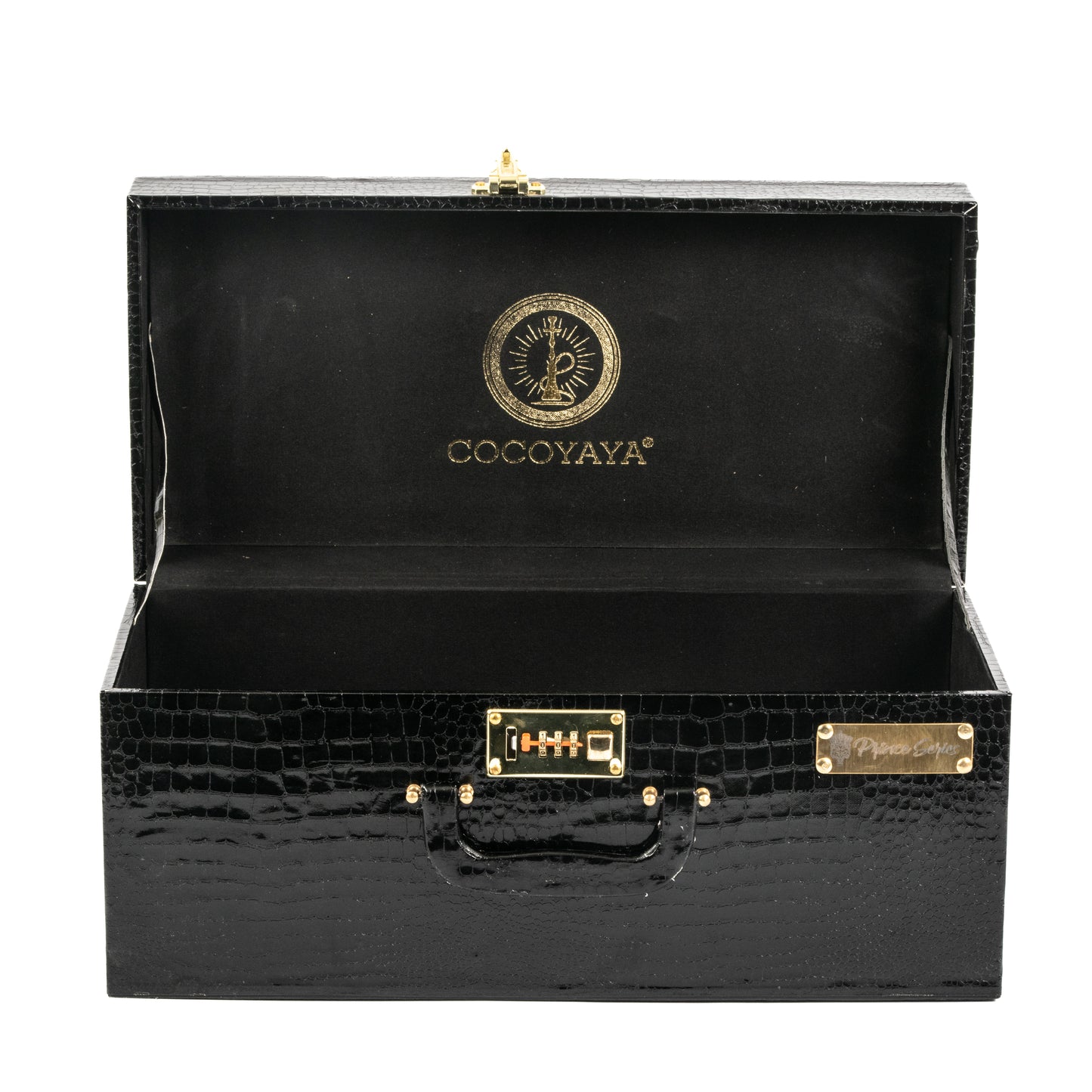 COCOYAYA Leather Cases For Hookah (Prince Series) - Black
