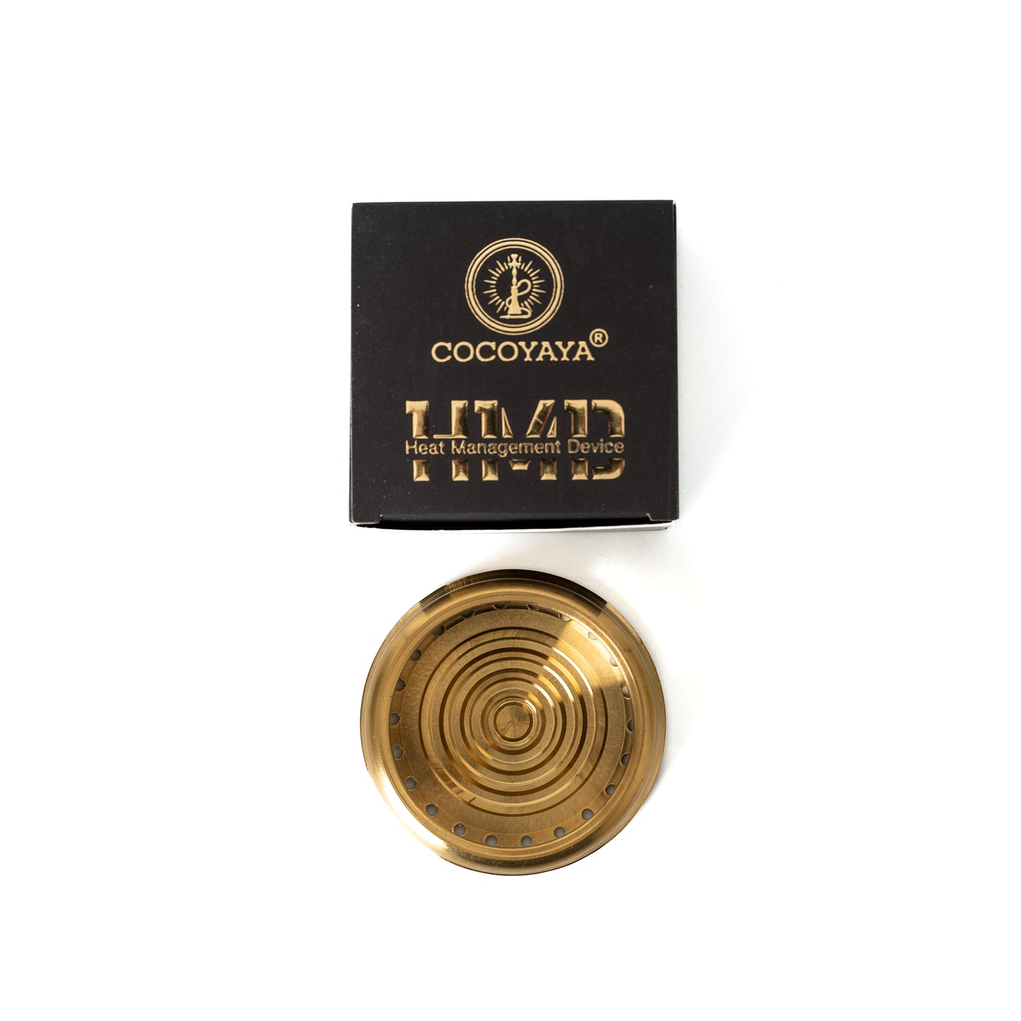 COCOYAYA W Line Hookah HMD - Golden