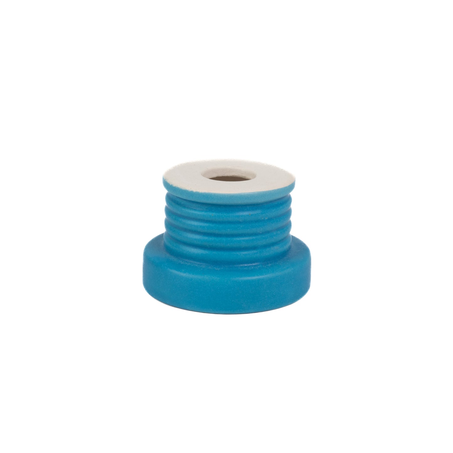 Candy Single Hole Ceramic Hookah Phunnel Bowl - Sky Blue