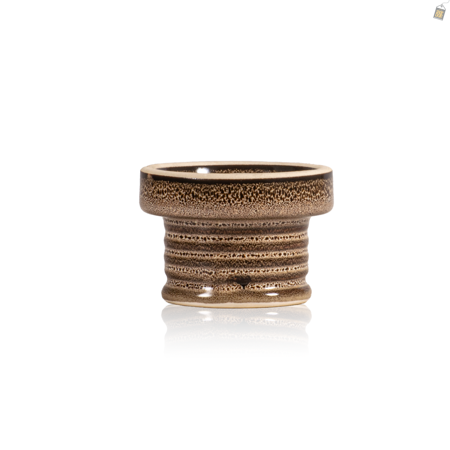 Candy Single Hole Ceramic Hookah Phunnel Bowl - Lava