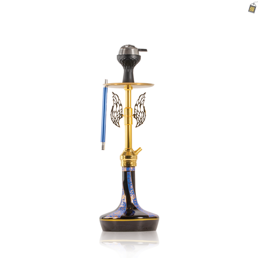 Celestial Hookah with Wings - Blue