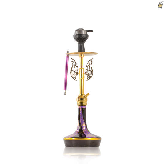 Celestial Hookah with Wings - Purple